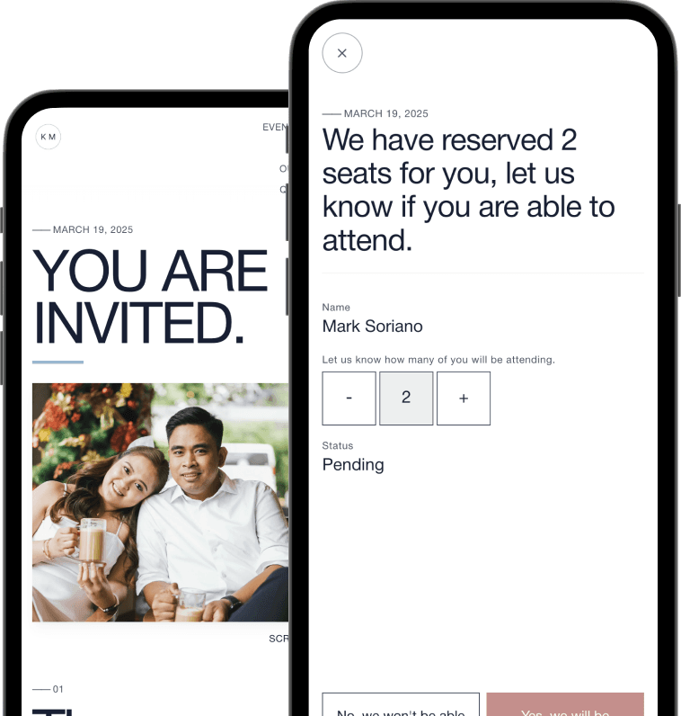 Guest opens the invitation link image
